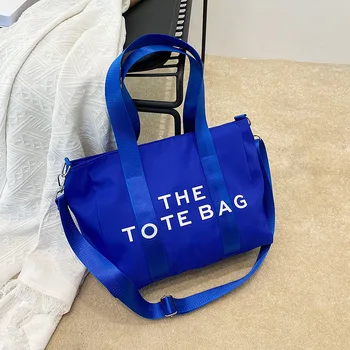 Новая модная женская сумка с надписью, роскошная дизайнерская сумка-тоут, модная женская сумка-мессенджер из мягкого ПОЛИУРЕТАНА большой емкости