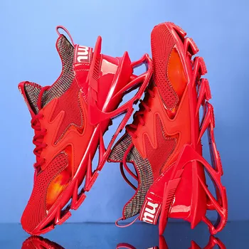 Новая модная мужская спортивная обувь подушка кроссовки Спорт на открытом воздухе бег ходьба тренеров мягкая подошва дышащая мужская обувь