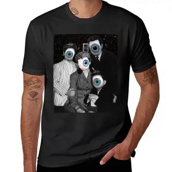 Новая футболка Cosmic Family, футболки оверсайз, черная футболка, облегающие футболки kawaii clothes для мужчин