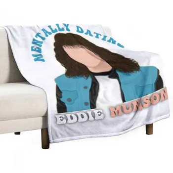 Новое одеяло Mentally dating Eddie Munson, Роскошное Пледовое одеяло, Плед