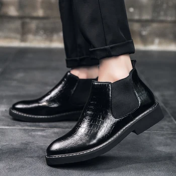 Новые мужские классические ботинки 