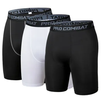 Новые мужские спортивные леггинсы, Эластичные компрессионные колготки для фитнеса, быстросохнущие брюки для фитнеса для бега, большие размеры