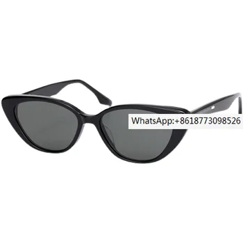 Новые солнцезащитные очки GM personality cat eye, модные солнцезащитные очки корейской версии, женские простые очки для близорукости с защитой от ультрафиолета tide oval