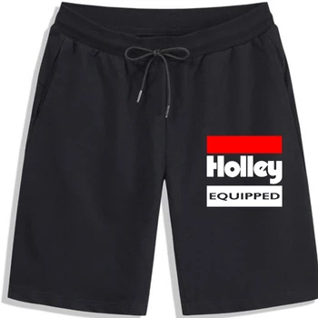 Новые шорты с логотипом Holley Performace Racer, мужские черные шорты из чистого хлопка, летние новинки 2019, мужские шорты для мужчин, мода