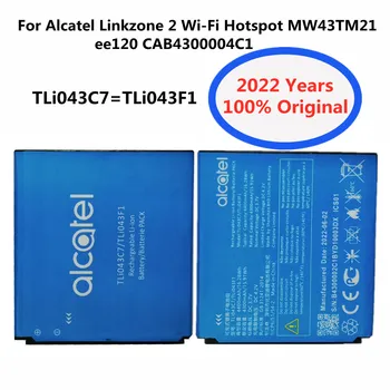 Новый 100% Оригинальный Аккумулятор 4400 мАч TLi043C7 TLi043F1 Для Alcatel Linkzone 2 Wi-Fi Hotspot MW43TM21 ee120 CAB4300004C1 Аккумулятор