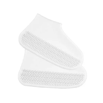 Новый удобный силиконовый чехол для обуви Высококачественный Протектор, пригодный для вторичной переработки, Водонепроницаемый, 1 пара эластичных чехлов для ботинок в дождливую погоду на улице