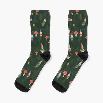 Носки Woodland Gnomes, носки для женщин, крутые носки