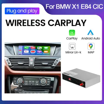Обновление OEM-экрана Беспроводной + проводной CarPlay Box для BMW X1 E84 CIC 2009 - 2015 Android Auto Mirror Link AirPlay AI BOX