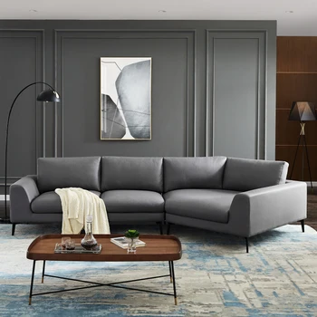 Огромный угловой диван а-образной формы с металлическими ножками, большой угловой клин с глубоким сиденьем, 99% отделки, современный английский подлокотник