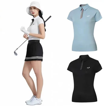 Одежда для гольфа, джерси, женская футболка с короткими рукавами, быстросохнущая, впитывающая пот, высококачественная рубашка поло на заказ