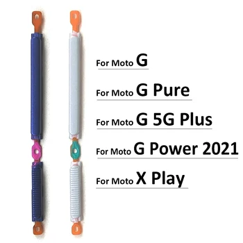 Оригинал для Motorola Moto G Pure/G 5G Plus/G Power 2021/X Кнопка включения воспроизведения + Боковая Кнопка регулировки громкости Запасные Части