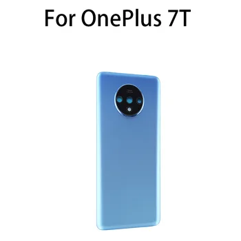 Оригинальная задняя крышка батарейного отсека заднего корпуса (с крышкой объектива камеры) для OnePlus 7T