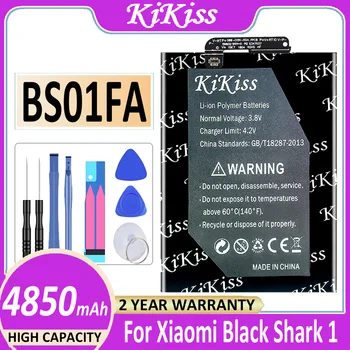 Оригинальный Аккумулятор KiKiss BS01FA 4850mAh Для Xiaomi Black Shark 1 Shark1/Black Shark Dual SIM TD-LTE/SKR-A0 AWM-A0 Bateria