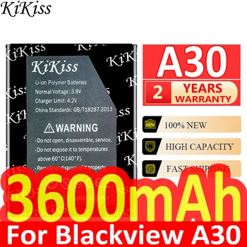 Оригинальный аккумулятор KiKiss 3600 мАч для Blackview A30 Аккумулятор для мобильного телефона большой емкости для Blackview A30 Сменные батареи