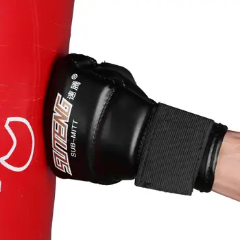 Перчатки для бокса MMA с полупальцевыми боевыми перчатками Tiger Muay Thai из искусственной кожи