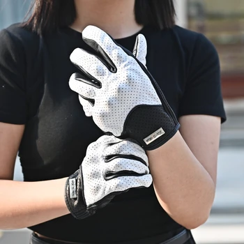 Перчатки для внедорожных мотоциклов с полными пальцами, теплые, противоскользящие, дышащие мотоциклетные перчатки для верховой езды, снаряжение для мужчин и женщин