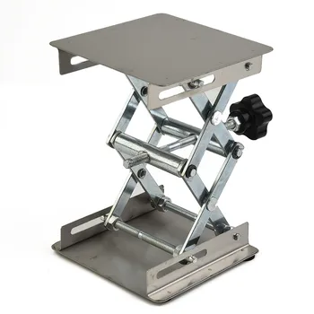 Подъемный стол из нержавеющей стали, Регулируемая Подъемная платформа для гравировальной лаборатории, Стол для экспериментов, Подставки для руководства