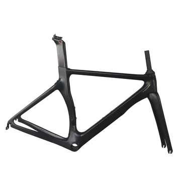 Полностью черный Карбоновый Нижний кронштейн T800 BB386, Рама для шоссейного гоночного велосипеда TT-X2