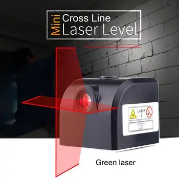 Портативный самонивелирующийся лазерный уровень с перекрестным светодиодным дисплеем 360-градусный лазерный луч