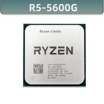 Процессор R5 5600G R5 5600G 3,9 ГГц Шестиядерный Двенадцатипоточный процессор мощностью 65 Вт CPU Processor L3 = 16M 100-000000252 Socket AM4