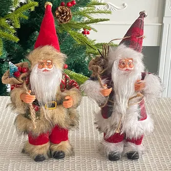 Рождественская кукла Санта-Клауса, Веселые Рождественские украшения, настольное украшение Санта-Клауса, Рождество для дома Navidad 2023