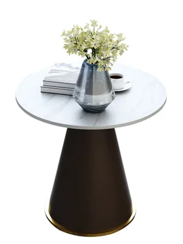 Роскошный журнальный столик Regale, Ваза для журналов, Обеденный стол в центре прихожей, Круглый стол для макияжа в скандинавском стиле, Современная мебель для прихожей Meuble