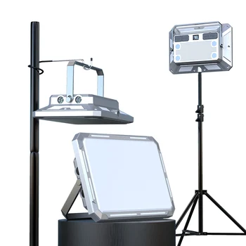 Ручной гаражный аварийный прожектор 116LED 4000mA USB-C, рабочий светильник, Магнитная Инспекционная лампа, 8-режимный фонарь для кемпинга, стробоскоп SOS