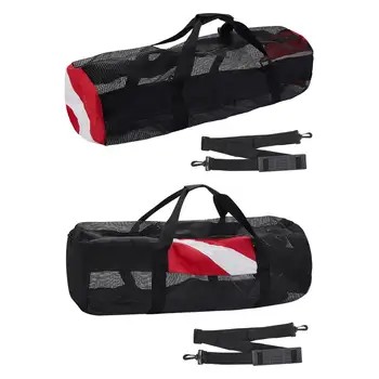 Сетчатая спортивная сумка для подводного плавания, снаряжение для занятий сноркелингом на открытом воздухе, тренажерный зал