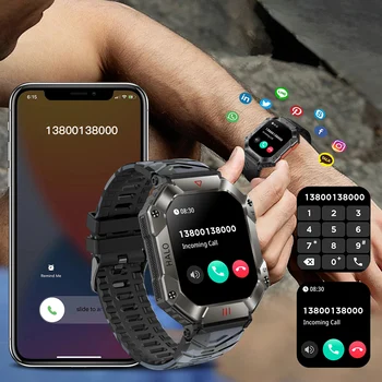 Смарт-часы Для мужчин и женщин, мониторинг сердечного ритма, артериального давления, Bluetooth-совместимый вызов, фитнес-трекер, Умные часы для Android IOS
