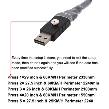 Совершенно Новый кабель для программирования Кабель для электрического велосипеда для двигателя BAFANG M600 M510, выделенный USB-кабель для программирования