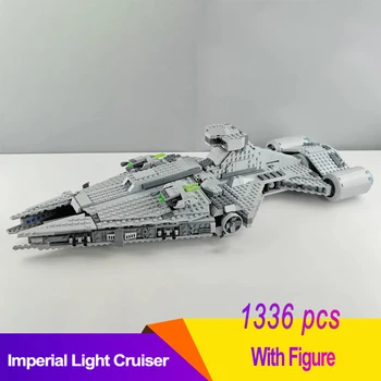 Совместимый 75315 Imperial Light Cruiser Kit Набор игрушек 1336 шт Строительные Блоки Кирпичи Игрушки Образование Подарки Детям на День рождения