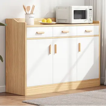 Современный кухонный шкаф с деревянными панелями для домашней мебели Кухонные шкафы Бытовая Дизайнерская мебель Шкафы для гостиной