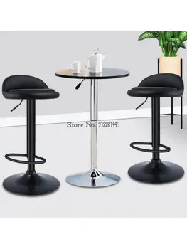 Современный простой барный стул вращающийся подъемный табурет бытовой кухонный высокий табурет офисный барный стул на стойке регистрации