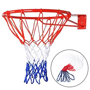 Спорт на открытом воздухе Стандартная баскетбольная сетка Нейлоновое кольцо для ворот Стандартный обод для баскетбольных трибун