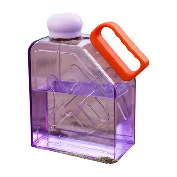Спортивная бутылка для воды объемом 1 л, Пластиковая бутылка для питья, Квадратная бутылка для воды цвета Макарон, Портативная бутылка для питья в спортзале, Аксессуары для велосипеда
