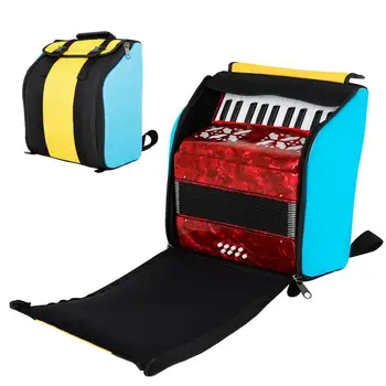 Сумка для аккордеона Водонепроницаемый портативный мягкий рюкзак для переноски Мягкие ремни для аккордеона Аксессуары для аккордеона Пианино Хранение аккордеона