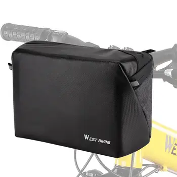 Сумка для велосипедного руля, водонепроницаемая передняя сумка для горного велосипеда, корзина для дорожного велосипеда, поясная сумка для профессионального велоспорта