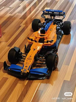 Техническая Серия Formula One McLaren F1 Строительные Блоки Суперскоростной Гоночный Автомобиль Кирпичи Игрушки В Сборе MOC 42141 Для Подарка Взрослому Ребенку
