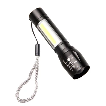 Удобный фонарик для зарядки через USB, фонарик высокой яркости и мощности для обеспечения безопасности путешествий в ночное время