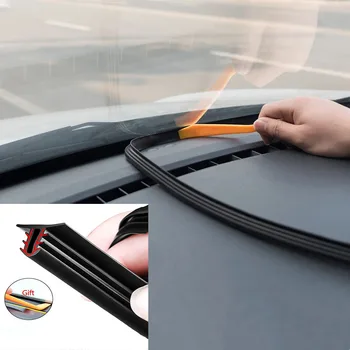 Универсальная уплотнительная прокладка приборной панели автомобиля, Шумоизоляция для автомобильного молдинга, Паспорт B5, Резиновые двери автомобиля Peugeot 207, Инструменты для поделок
