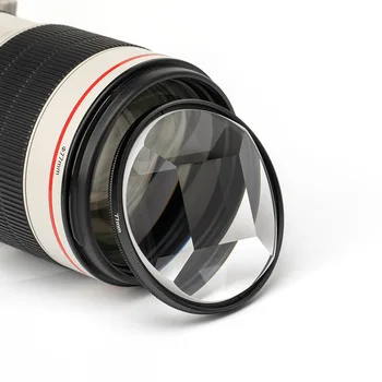Фотокамера Фильтр спецэффектов 77 мм Фрактальный Фильтр Квадратичная призма Аксессуары для зеркальных объективов