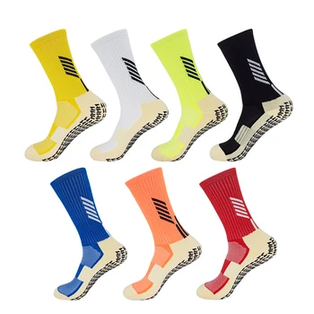Футбольные носки высшего качества, спортивные противоскользящие баскетбольные носки, нескользящие хлопковые футбольные носки, Спортивные носки унисекс