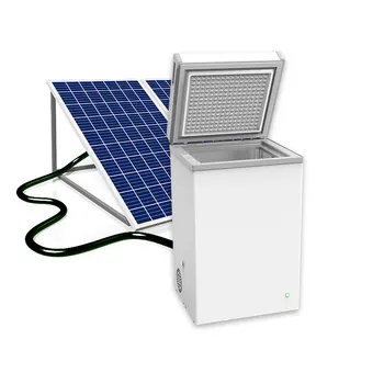 Холодильники с морозильной камерой Blue Carbon hot selling solar power 60L для домашнего использования, туннельные морозильники постоянного тока, солнечная домашняя система