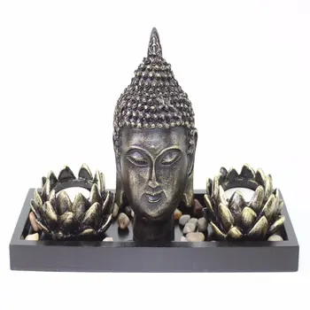 Чайный подсвечник Zen Buddha Lotus, подсвечник для домашнего декора, расслабляющий подарок