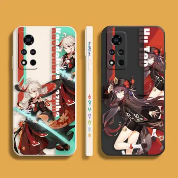 Чехол для телефона Genshin Impact Anime Girl Для Honor MAGIC 3 4 5 Note 10 V10 V20 V30 V40 X10 X20 X30 X40 X40I PLAY 5T PRO MAX 5G Case