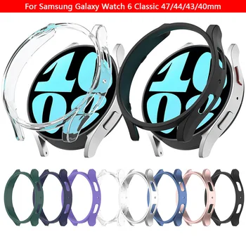 Чехол-рамка для Samsung Galaxy Watch 6 Classic 47 мм, 43 мм, 40 мм, 44 мм, чехол-бампер для часов, защитный чехол для аксессуаров
