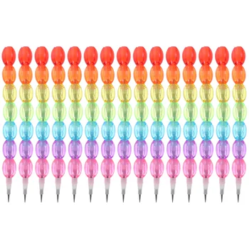 Штабелируемые ручки для письма, Забавный рисунок художника, Цветные канцелярские принадлежности для студентов, Пластиковая шариковая ручка, Подарок на день рождения для студентов