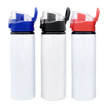 Экологически чистая пустая бутылка для воды с двойными стенками и пользовательским логотипом объемом 750 мл