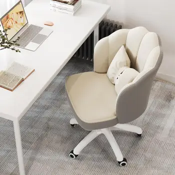 Эргономичное Офисное кресло Nordic с поворотным механизмом, Удобная поддержка шеи, Поясничная поддержка, Офисное кресло с откидной спинкой, мебель Sillas